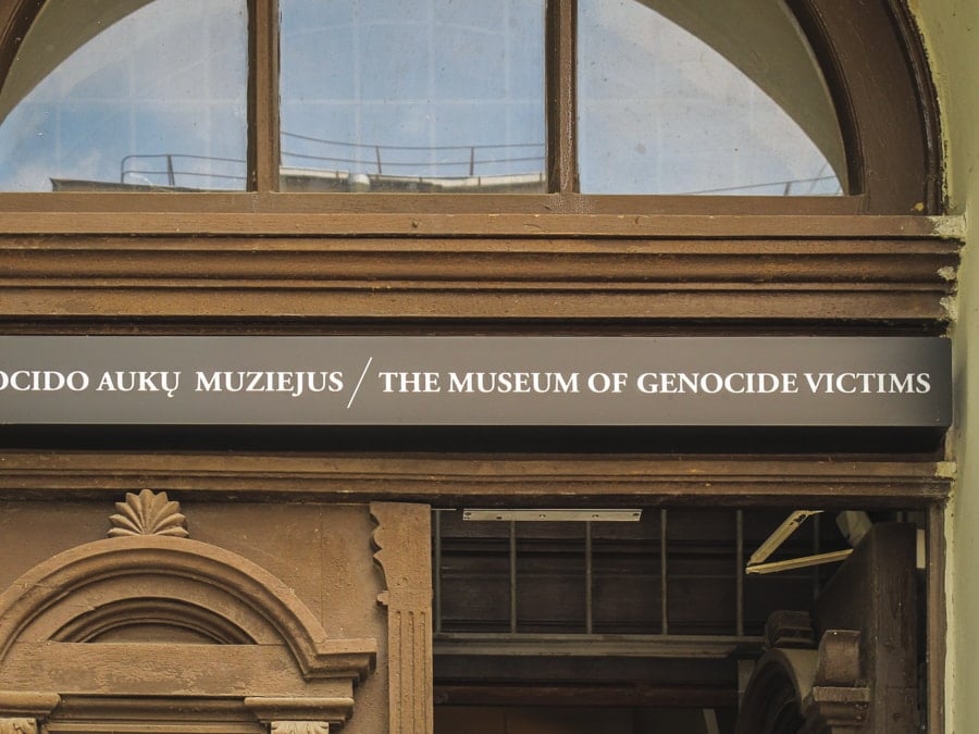 museum of genocide victims in vilnius lithuania outside artwork and memorials-4-min