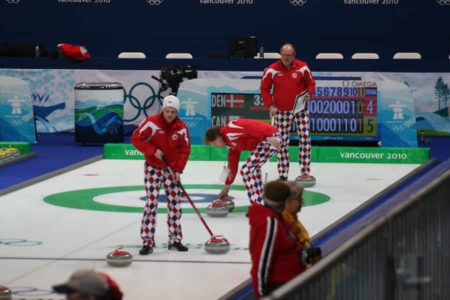 Norwegian mens curling team pants