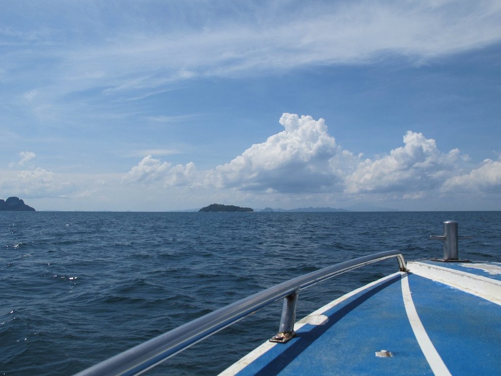 Speedboat in Andaman Sea, Thailand