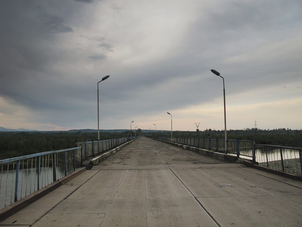 Border of Georgia and Abkhazia