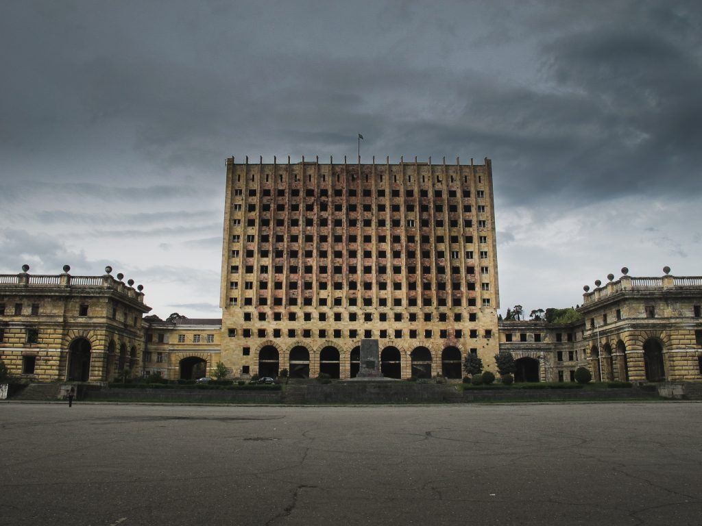 Sukhumi, Abkhazia parliament building