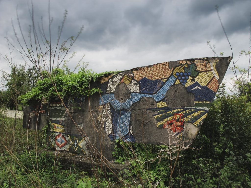 Sukhumi, Abkhazia soviet mosaic