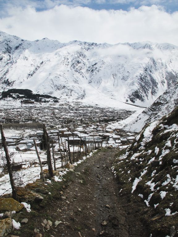 Kazbegi or Stepantsminda, Georgia