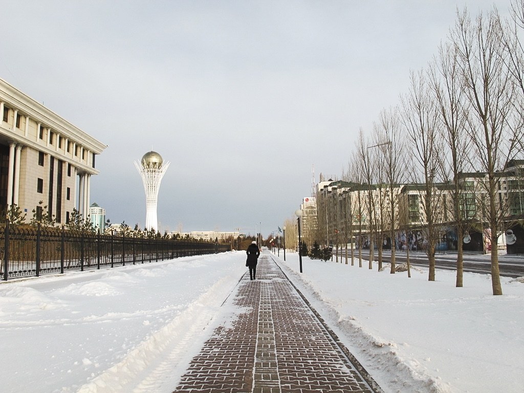 Baiterek Tower in Astana, Kazakhstan