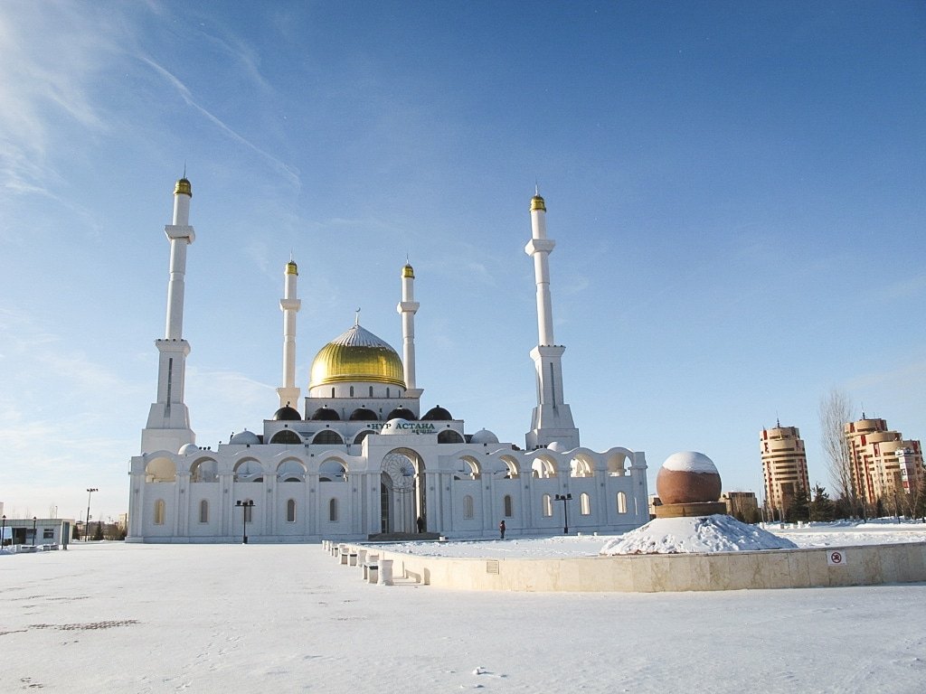 Nur-Astana Mosque in Astana, Kazakhstan