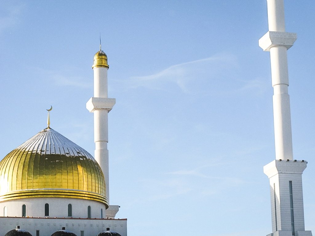 Nur-Astana Mosque in Astana, Kazakhstan