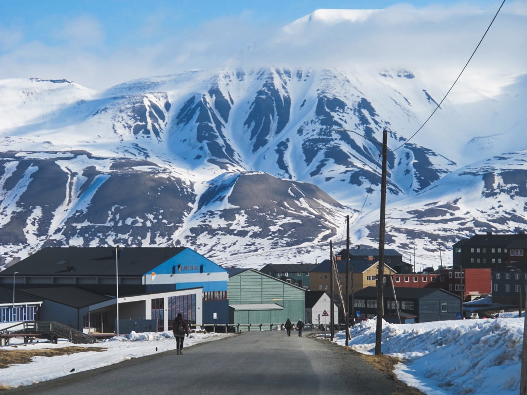 Longyearbyen in Svalbard, Norway