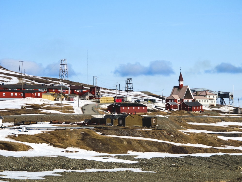 Longyearbyen in Svalbard, Norway
