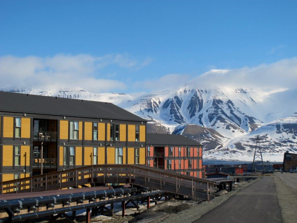Longyearbyen in Svalbard, Norway