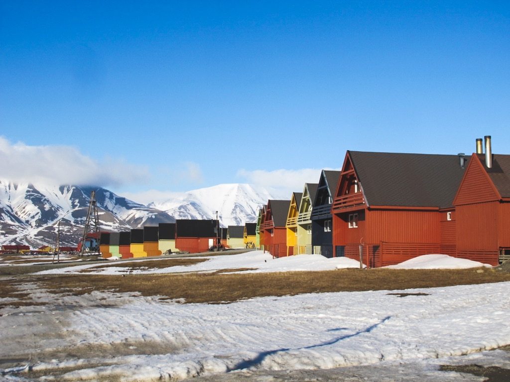 Longyearbyen in Svalbard, Norway