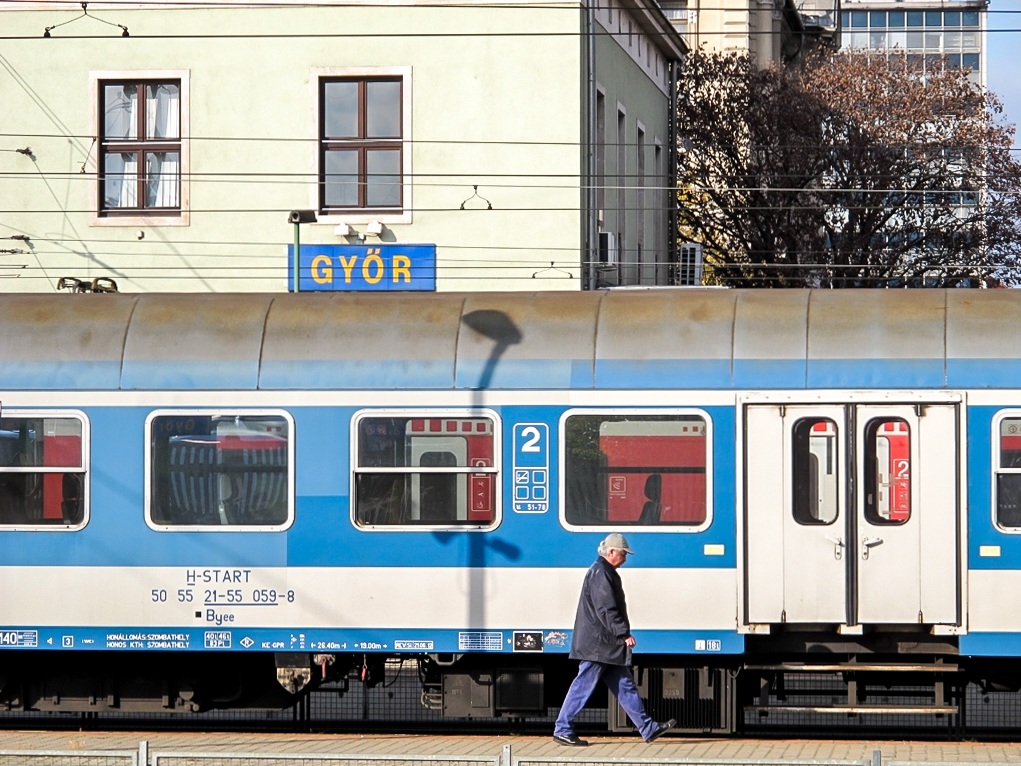 Gyor, Hungary train station