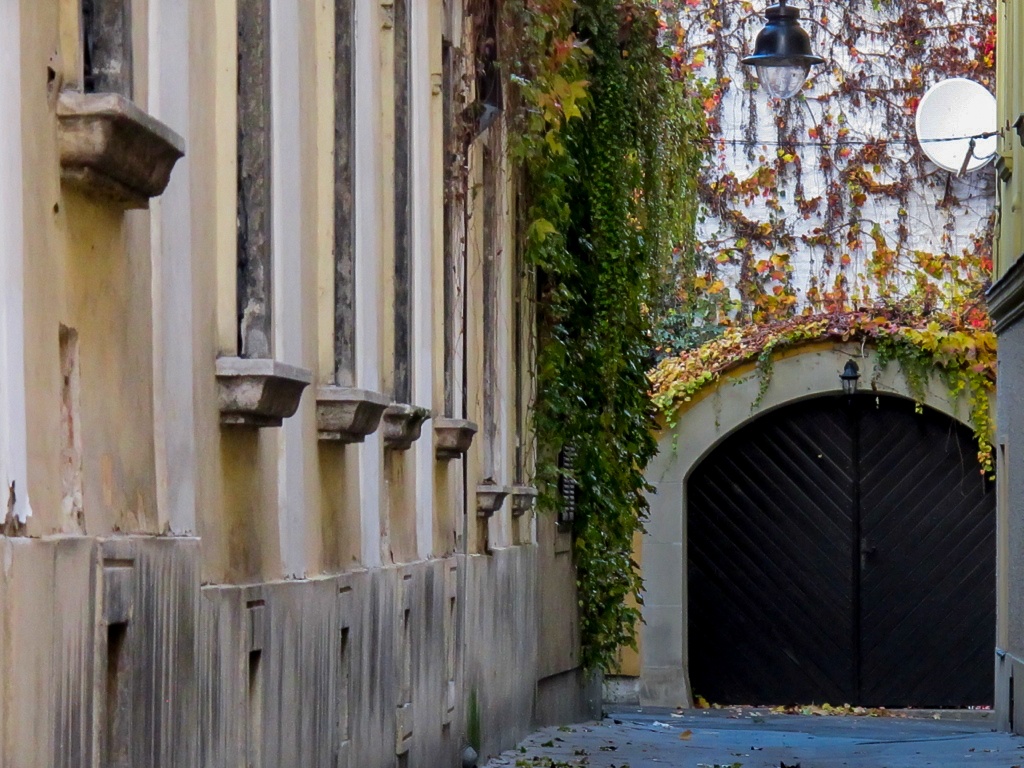 The streets of Gyor, Hungary