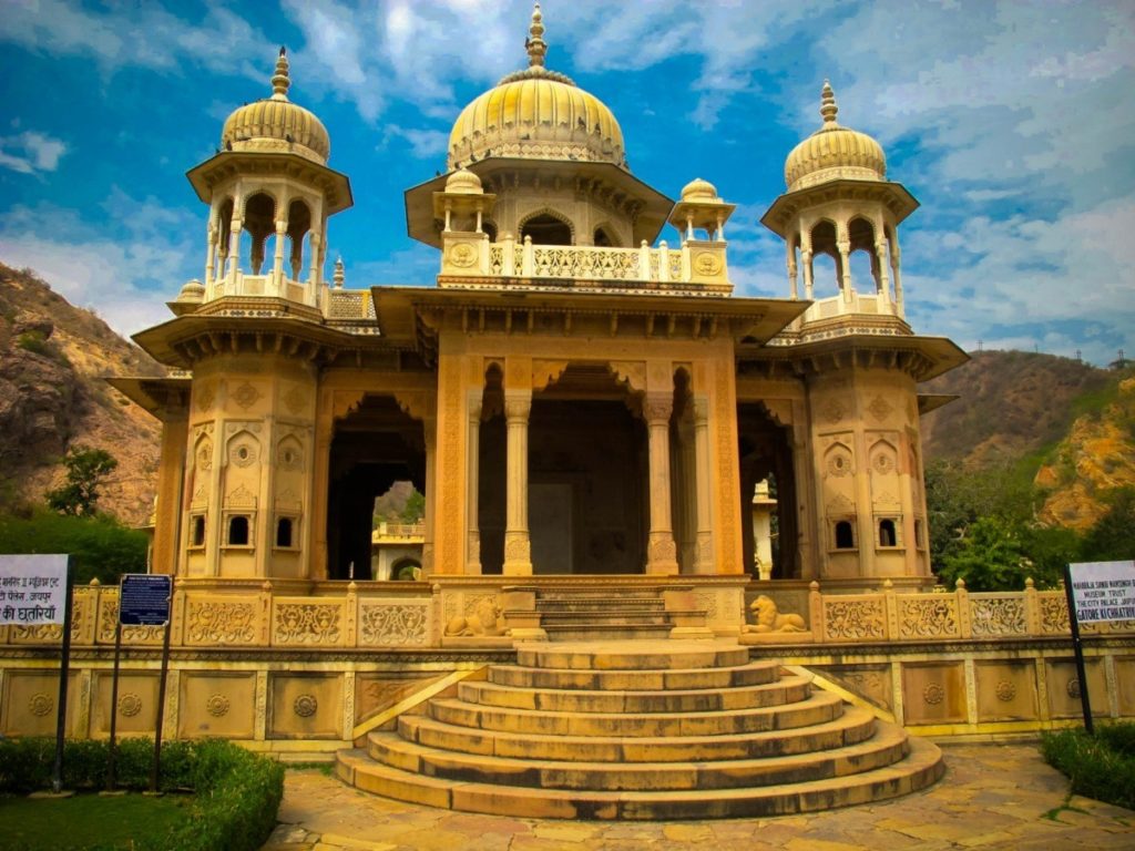 Royal Gaitor Tumbas in Jaipur, India