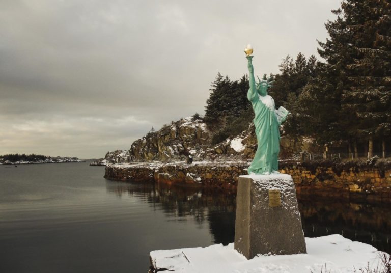 Exploring the History of the Statue of Liberty in Visnes, Norway