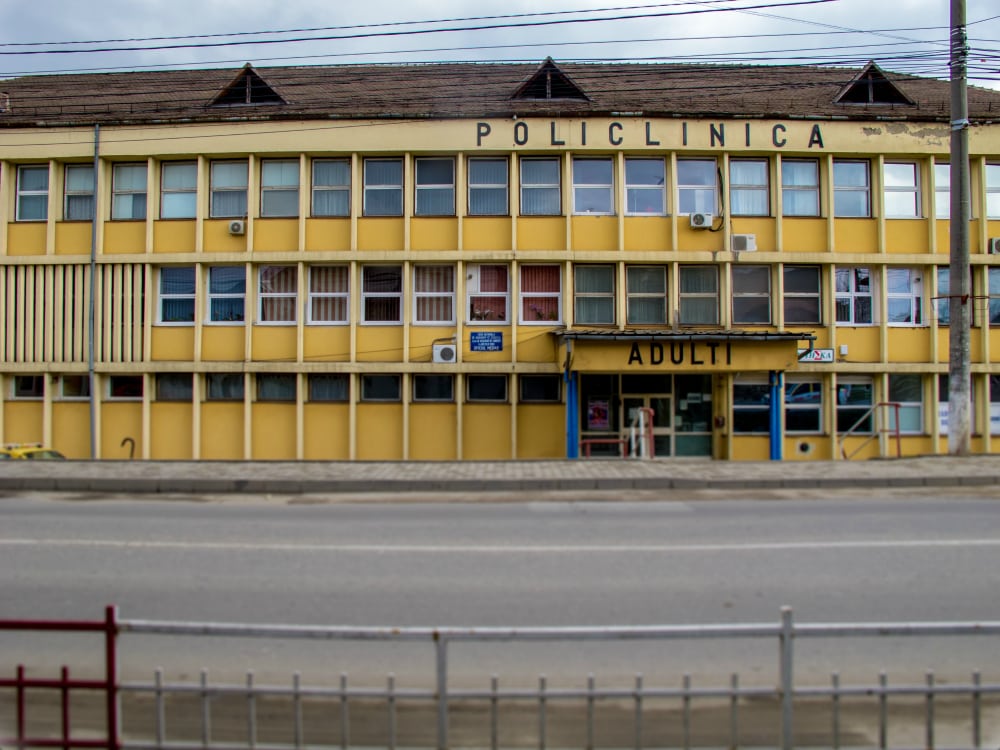 Police station in Medias, Romania