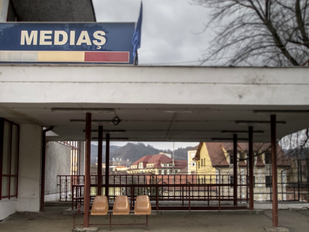 Medias, Romania train station