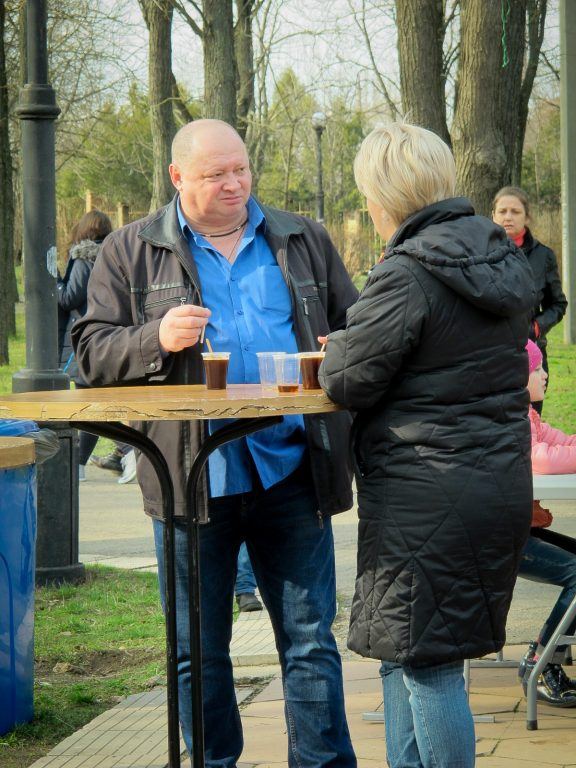 Pobeda Park in Tiraspol, Transnistria for Maslenitsa