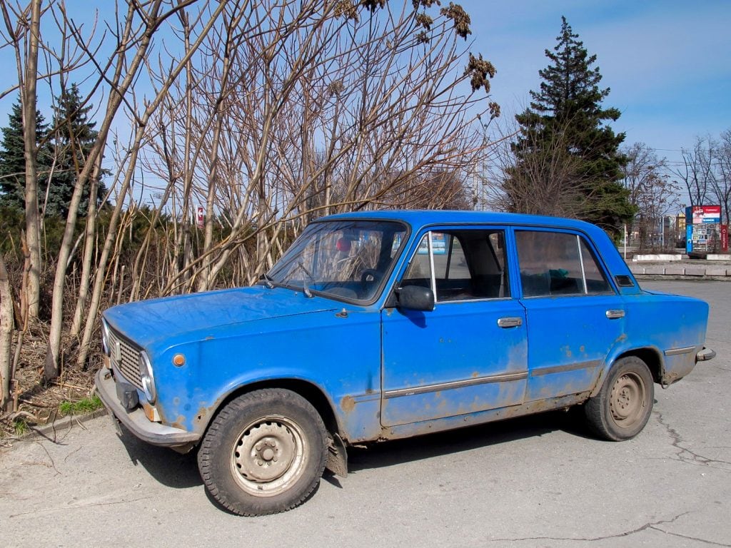 Lada in Dnipropetrovsk, Ukraine