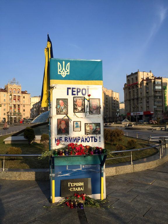 Scenes around Maidan in Kiev