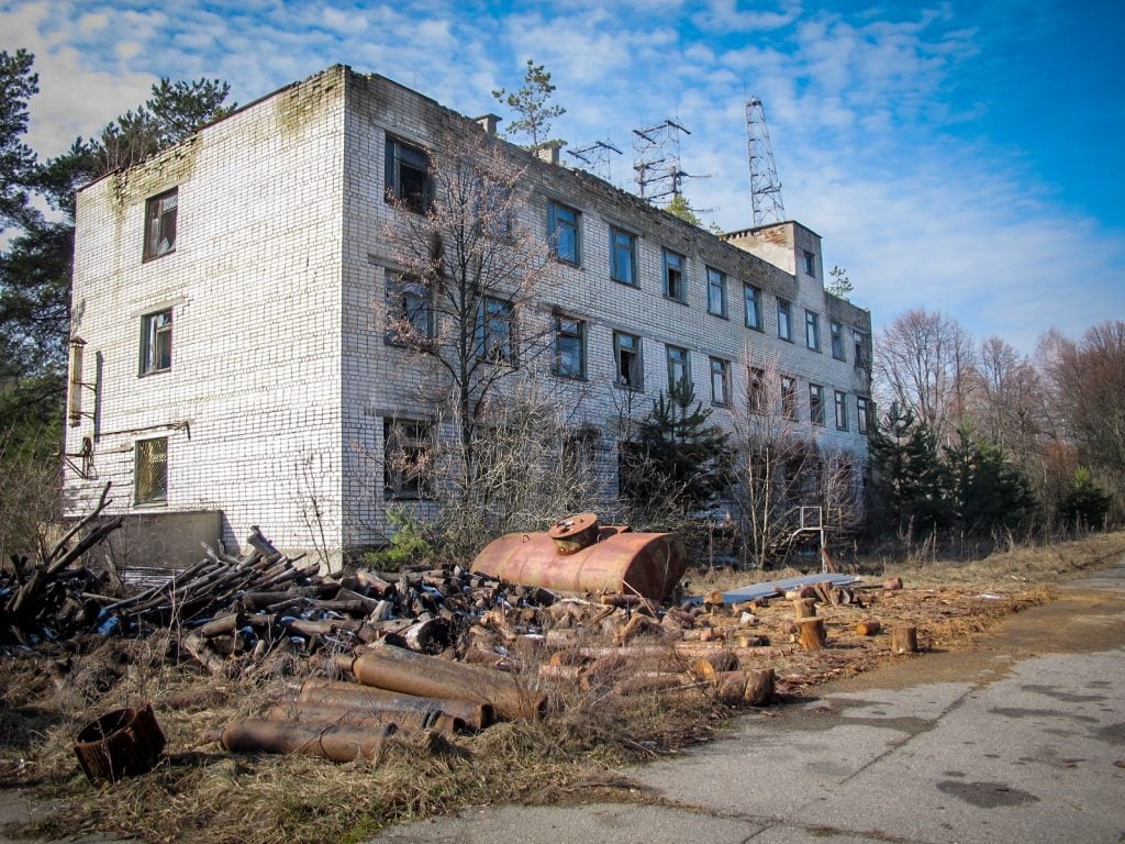 Russian Woodpecker or Duga inside the Chernobyl Exclusion Zone