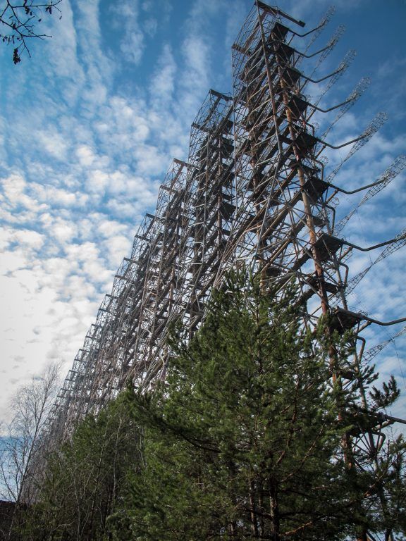 Russian Woodpecker or Duga inside the Chernobyl Exclusion Zone