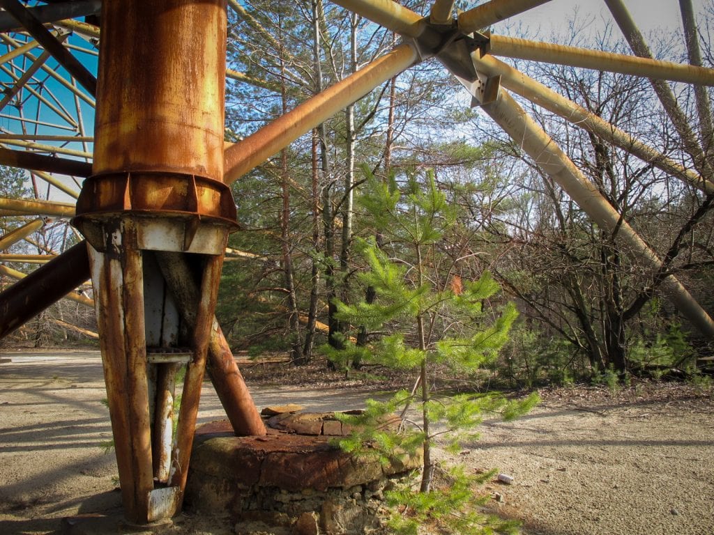 Russian Woodpecker or Duga inside the Chernobyl Exclusion Zone