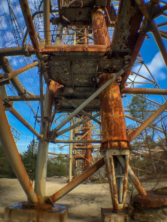 Russian Woodpecker or Duga inside the Chernobyl Exclusion Zone