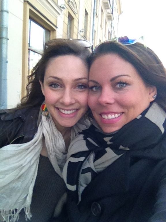 My friend and I in Minsk