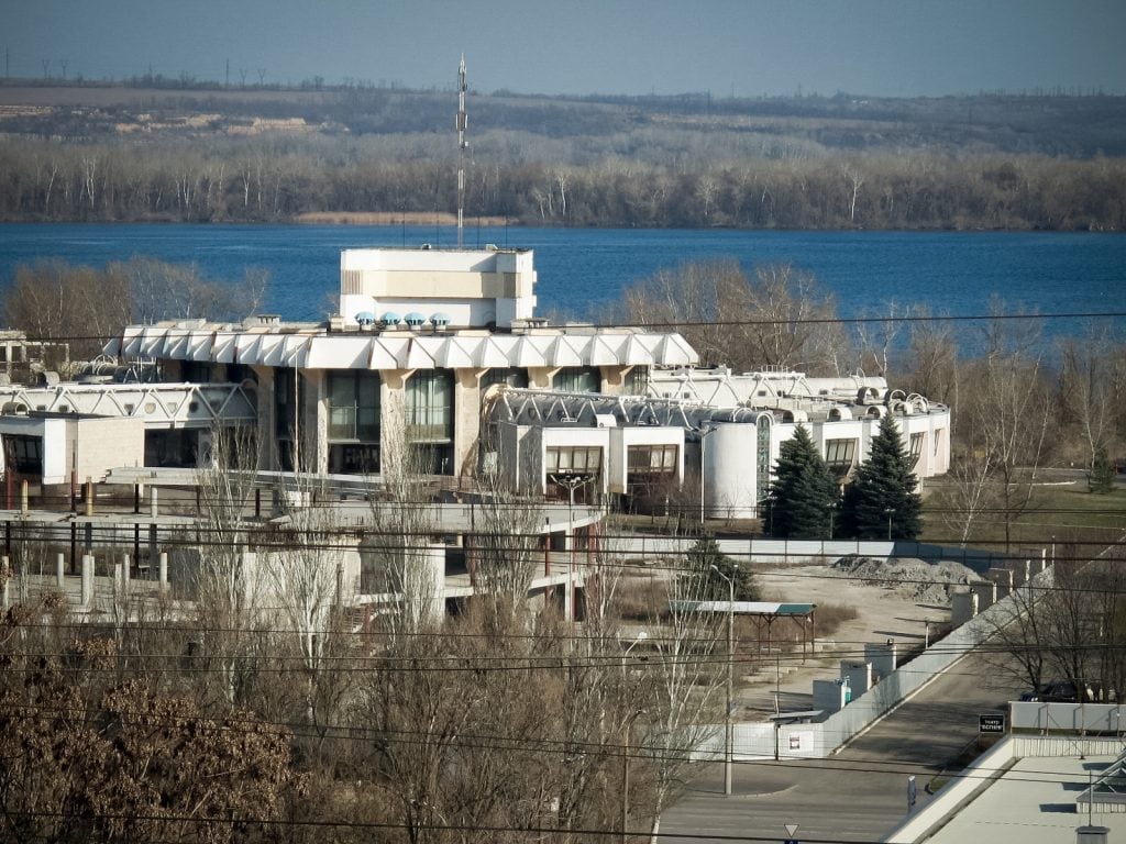 Palace of Pioneers in Dnipro, Ukraine