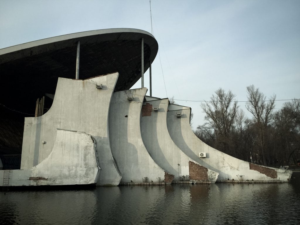 Lazar Globa Summer Theatre and Lecture Hall in Dnipro, Ukraine