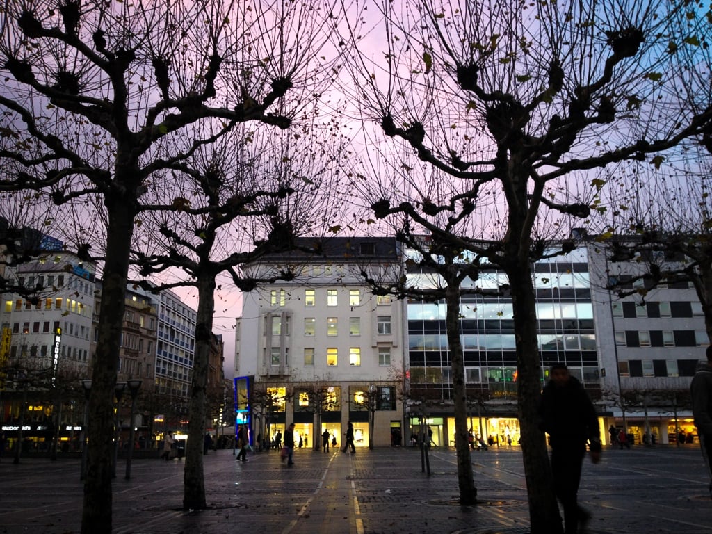 Frankfurt, Germany sunset