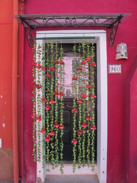 Door in Burano, Italy