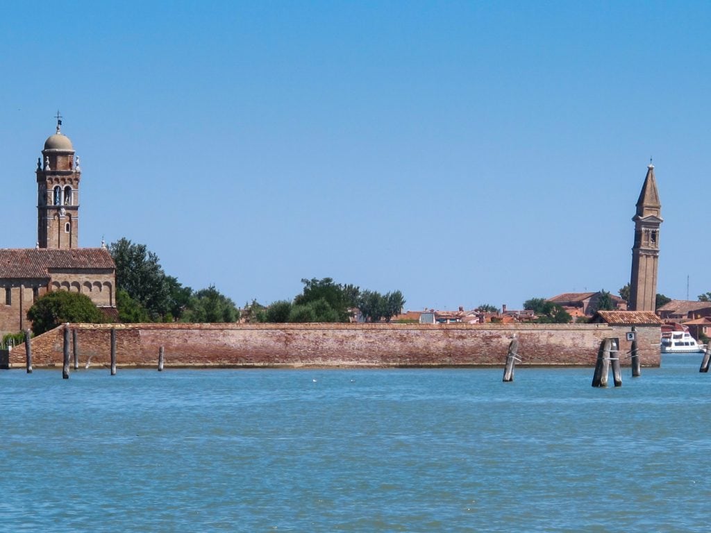 Burano, Italy from the water taxi