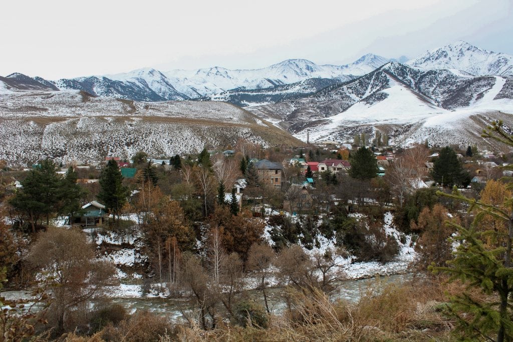 Outside of Ala Archa National Park near Bishkek, Kyrgyzstan