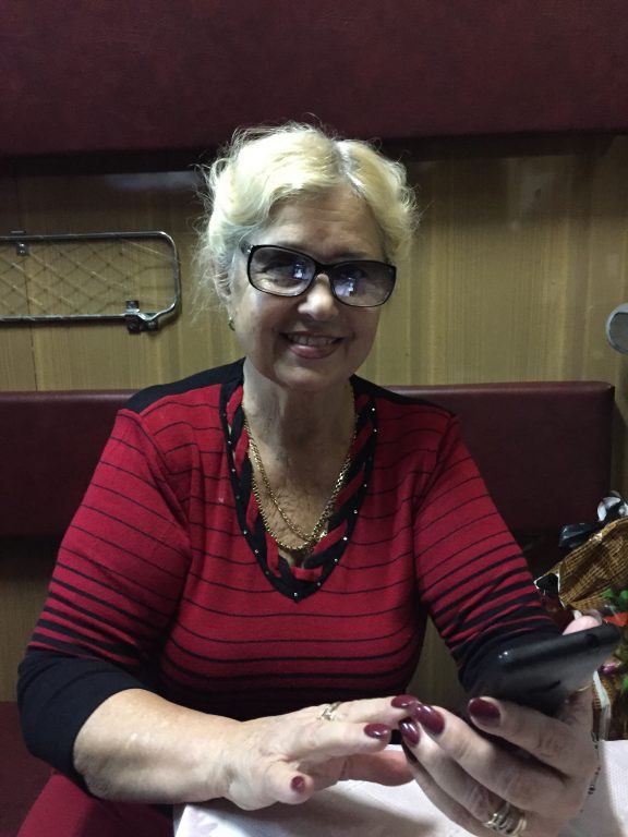 Train to Kiev from Zaporozhye