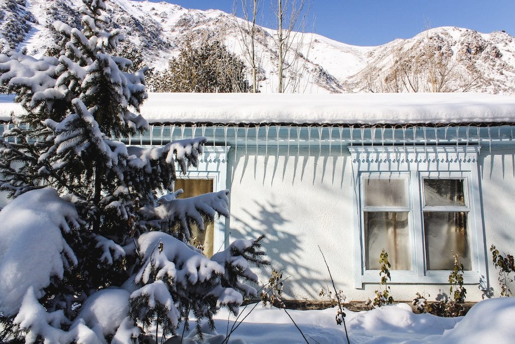 Issyk-ata Soviet Sanatorium in Kyrgyzstan