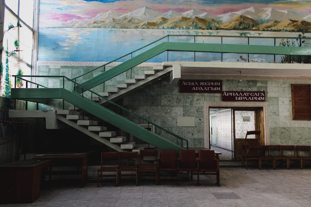 Issyk-ata Soviet Sanatorium in Kyrgyzstan