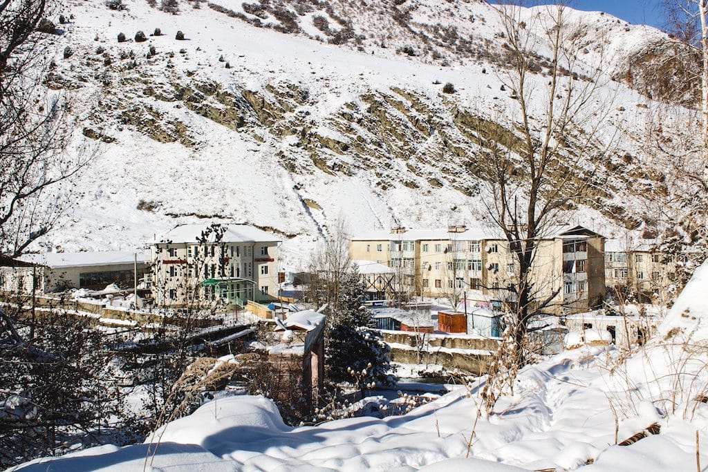 Issyk-ata Soviet Sanatorium in Kyrgyzstan