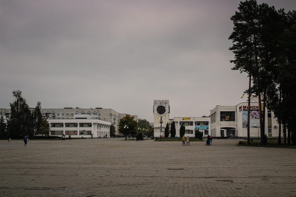 Slavutych, Ukraine main square