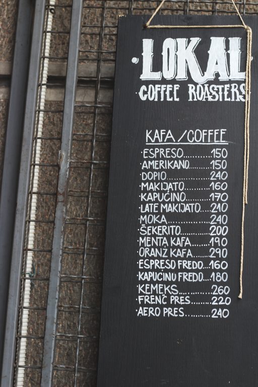 Lokal Coffee Roasters in Belgrade
