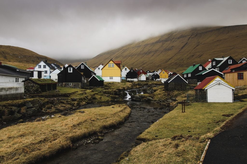 Gjógv on Eysturoy in the Faroe Islands