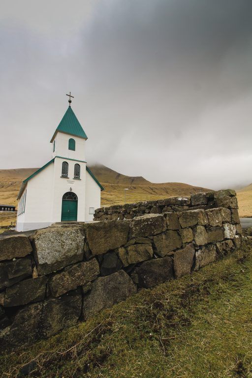 Church in Gjogv, Faroe Islands