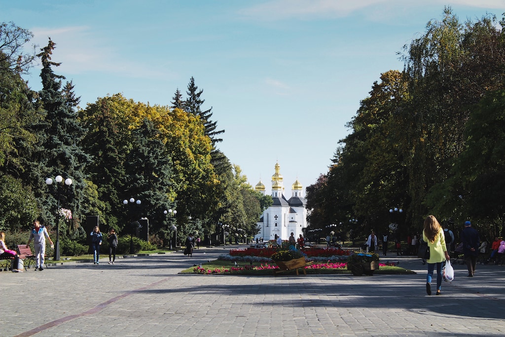St. Catherine's Church in Chernihiv, Ukraine