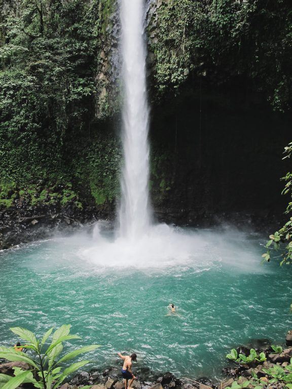 La Fortuna Waterfall in La Fortuna, Costa Rica