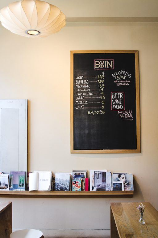 Budin cafe in Greenpoint, Brooklyn