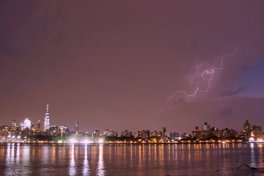 Lightning over Manhattan