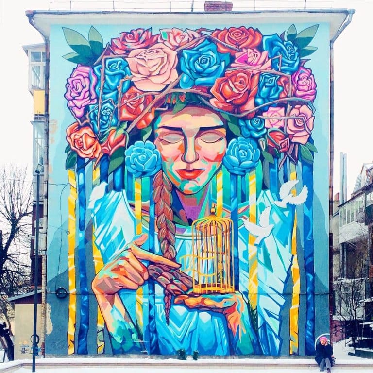 Street art in Lutsk, Ukraine