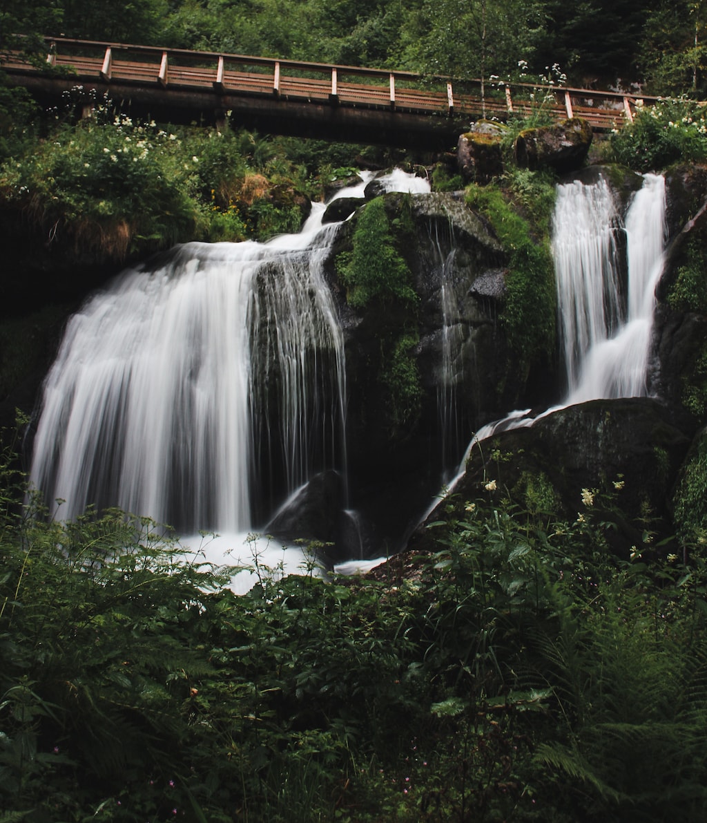 Triberg waterfall in germany highest waterfall in germany