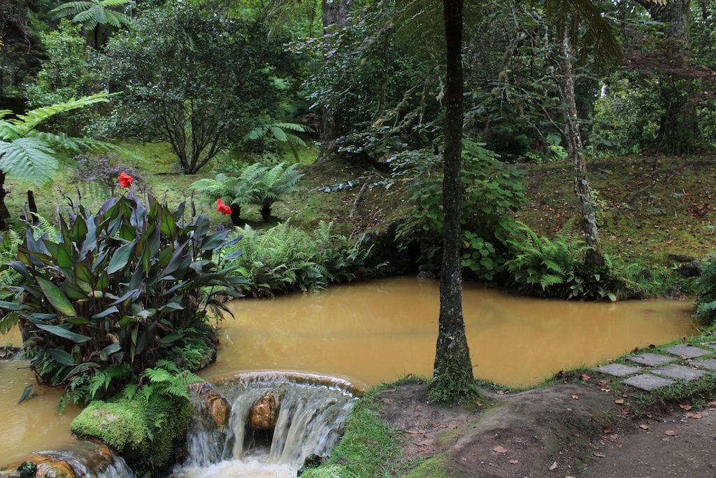 Sao Miguel hot springs in the Azores