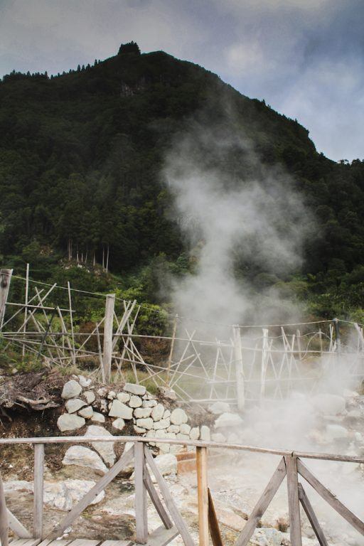 Sao Miguel hot springs in the Azores